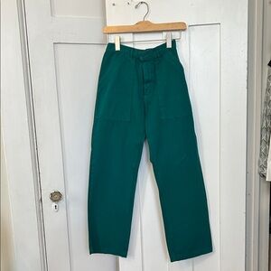 NWOT Big Bud Press Work Pants size XS Hunter Green
